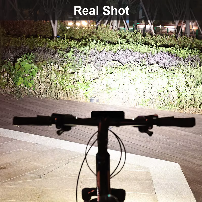 TouCloud – lumière avant de vélo 10000mAh, batterie externe, lampe de poche étanche, chargeur USB, a