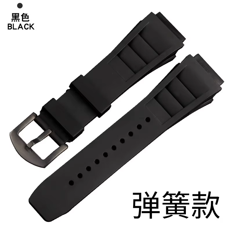 Bracelet de montre en caoutchouc de style d'oreille frais, bracelet pour Richard Mille, bracelet Tho