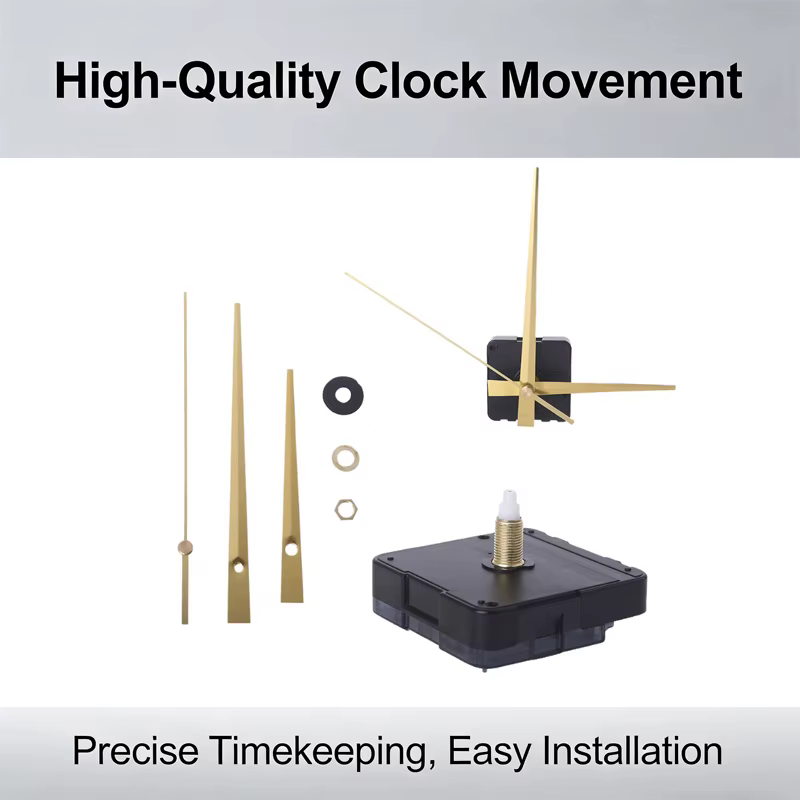 Montre à avec mains incluses, bricolage, mécanisme mouvement d'horloge murale, pièces réparation B03