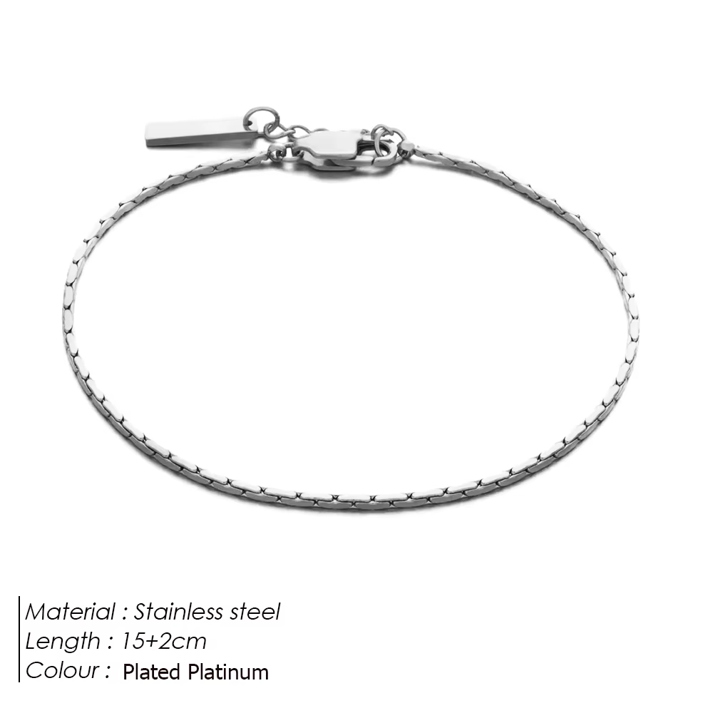 Bracelet en métal et acier inoxydable pour hommes, tendance, nouveau Bracelet d'amitié personnalisé 