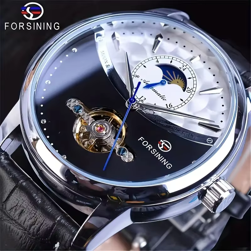 Montre-bracelet mécanique de luxe haut de gamme pour hommes, élégante et tendance, adaptée aux affai