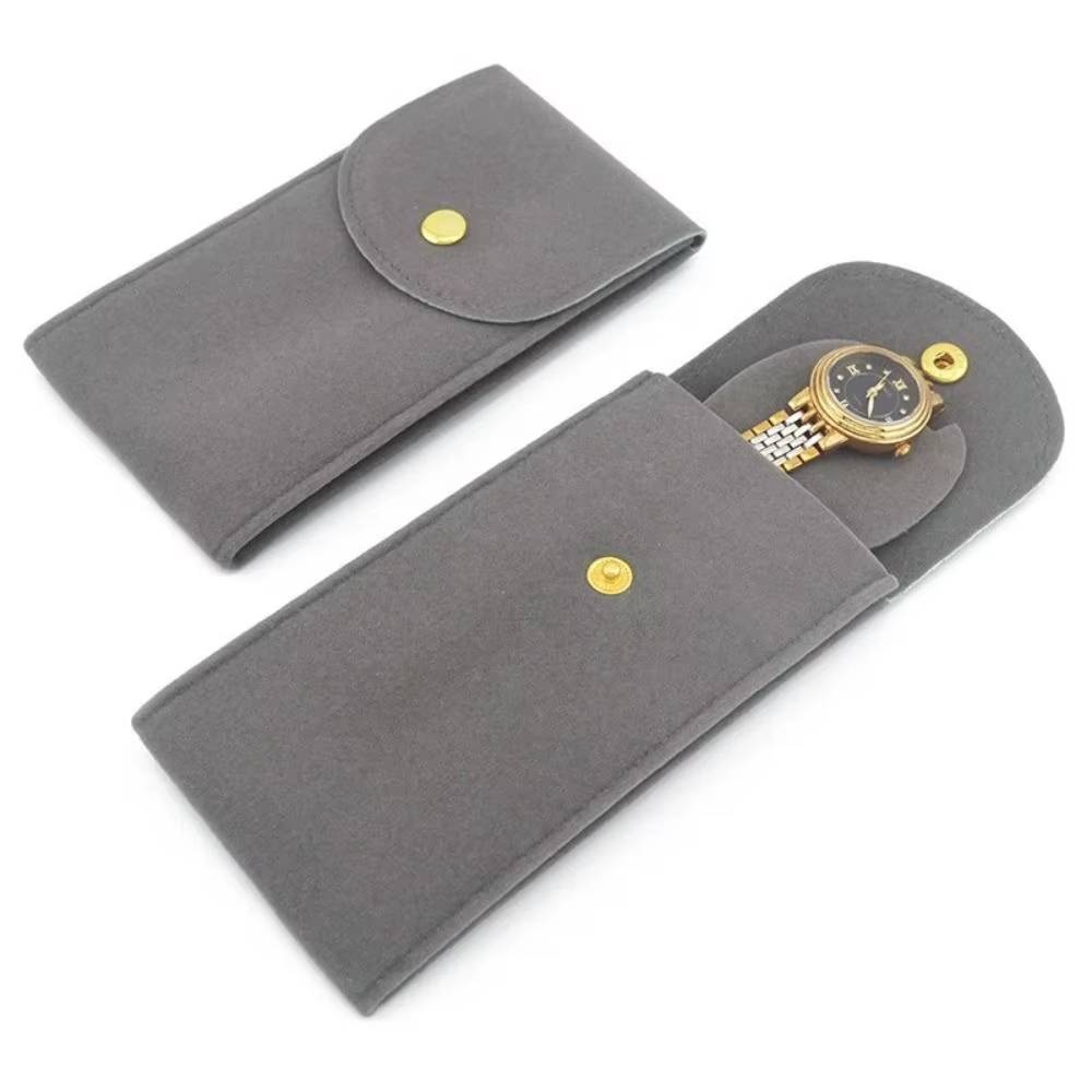 Pochette de rangement portable pour montres, étui de haute qualité, protection contre la poussière