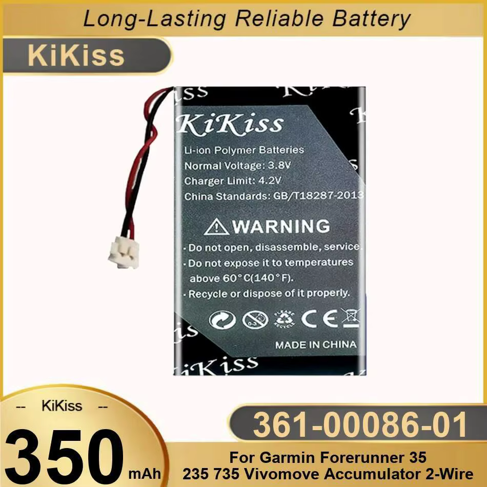 Batterie de montre de sport 361-00086-01 350Mah pour Garmin Forerunner 35 235 735 pour accumulateur