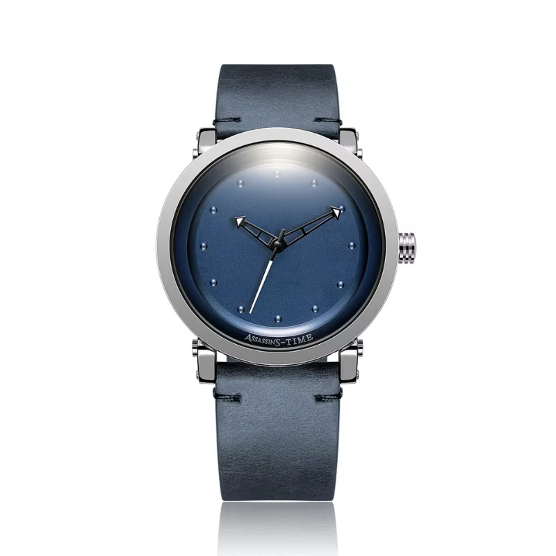 Montre à quartz pour homme avec mouvement Miyota, diamètre 43 mm et épaisseur 12,5 mm, bracelet en c