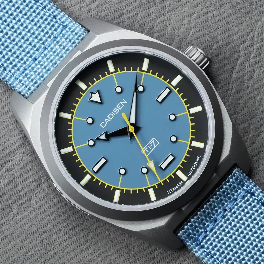 CADISEN TI-7 Autodyne 2026 NOUVEAU Montre mécanique automatique en titane pour homme, bracelet en to