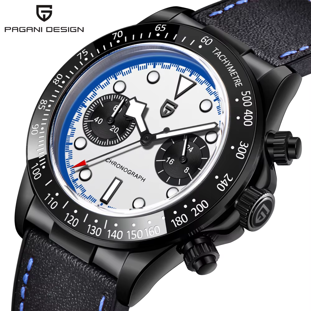 Montres pour hommes Pagani Design 2026, montres à quartz décontractées pour hommes, chronographe VK6