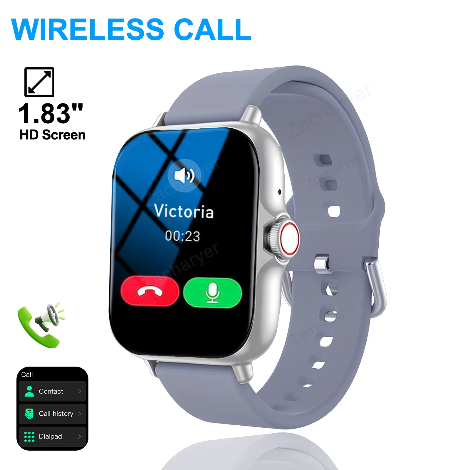 Montre intelligente d'appel sans fil pour hommes et femmes, divers rappels, montres de sport, iPhone