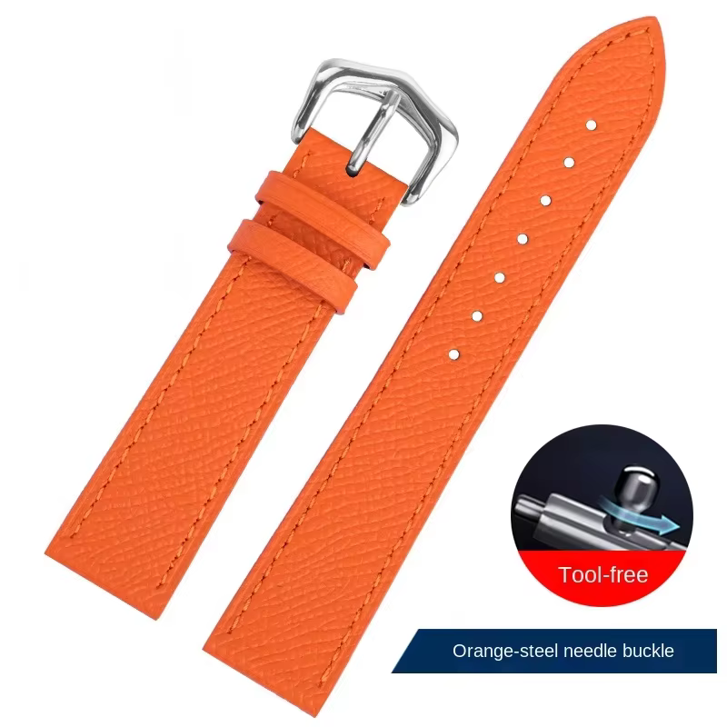 Pour Hermes montre ceinture femmes Bracelet en cuir à dégagement rapide plaid mince pour Cartier Bra