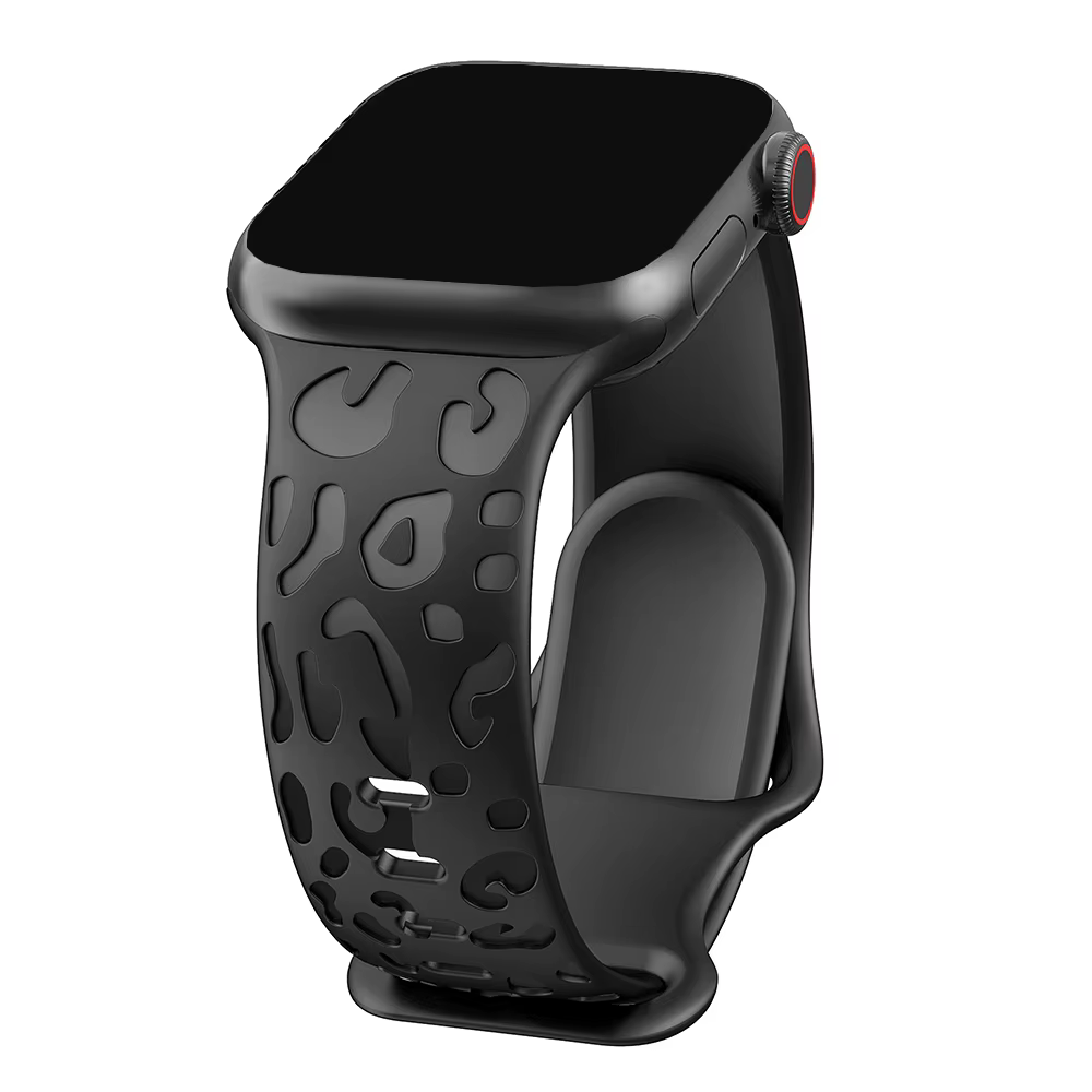Bracelet en silicone gravé pour Apple Watch, 46mm 45mm 44mm 41mm 40mm 38mm, iWatch Series 10 9 8 7 6