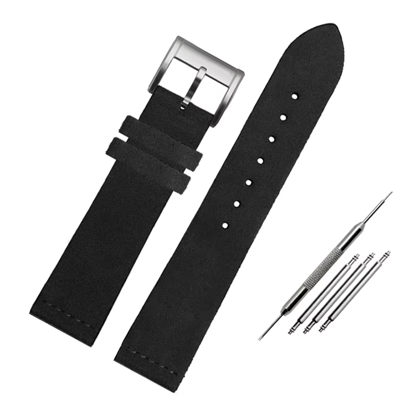 Bracelet de montre en daim rétro fait à la main, bracelet de montre conviviale ré, bracelet pour Rol