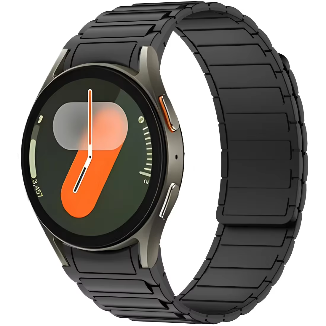 Bracelet magnétique en Silicone sans espaces, pour Samsung Galaxy Watch 7 FE 6 5 4 40mm 44mm Pro 45m