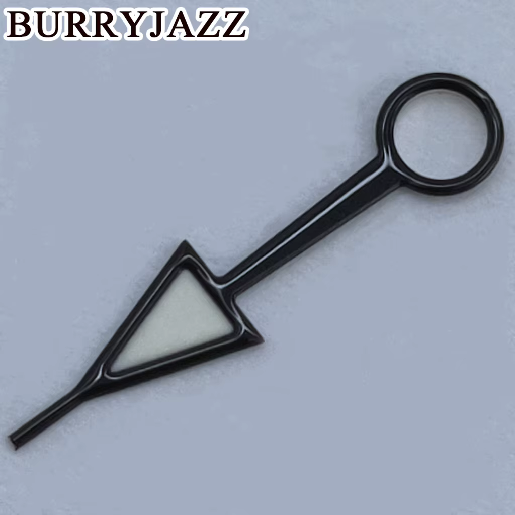 BURRYJAZZ NH34 GMT aiguilles de montre noir rouge bleu jaune Orange bleu aiguilles de montre vert lu