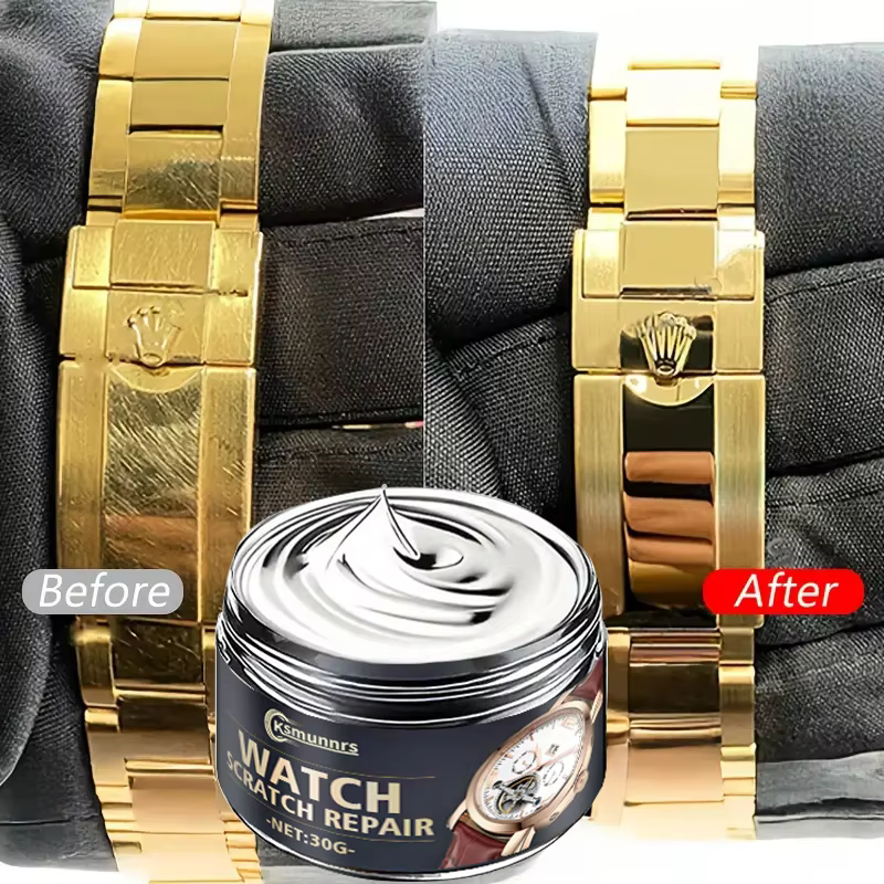 Pâte de polissage pour montres : élimination des rayures du bracelet/écran, renouvellement du cadre 