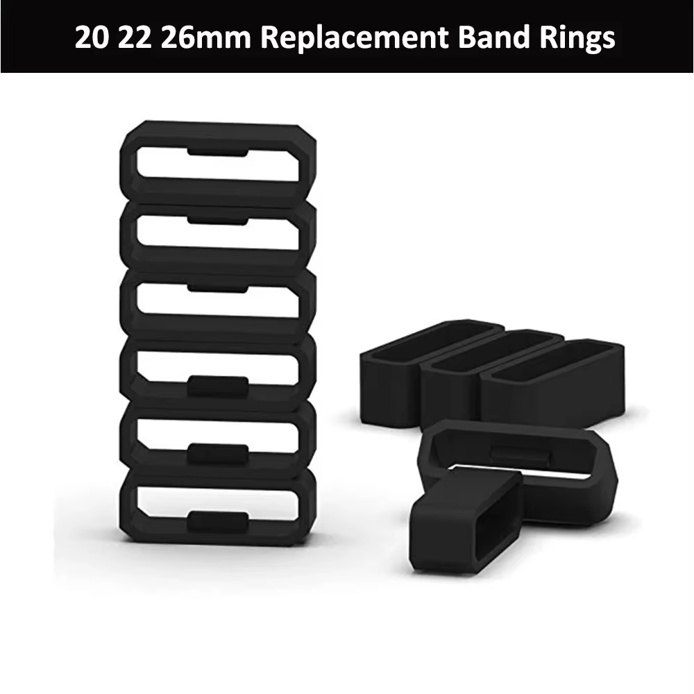 Keeper Loop Activavec anneau en silicone, support d'accessoires, Garmin Fenix 7x7 5X 5 5SPlus 6X 6 6