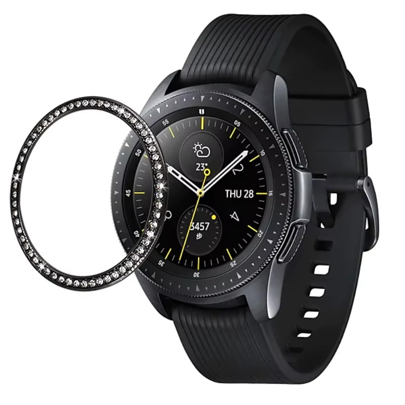 Boîtier pour montre connectée Samsung Galaxy Watch 42mm R810/Galaxy Watch 46mm R800/R850/Gear S3, éc