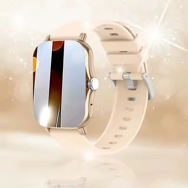 Montre connectée Android pour hommes et femmes, écran couleur 2.01 pouces, entièrement tactile, cadr