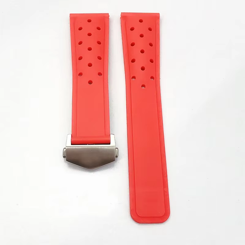 Bracelet de montre en caoutchouc de silicone pour homme, bracelet de montre pour TAG HEUER F1, voitu