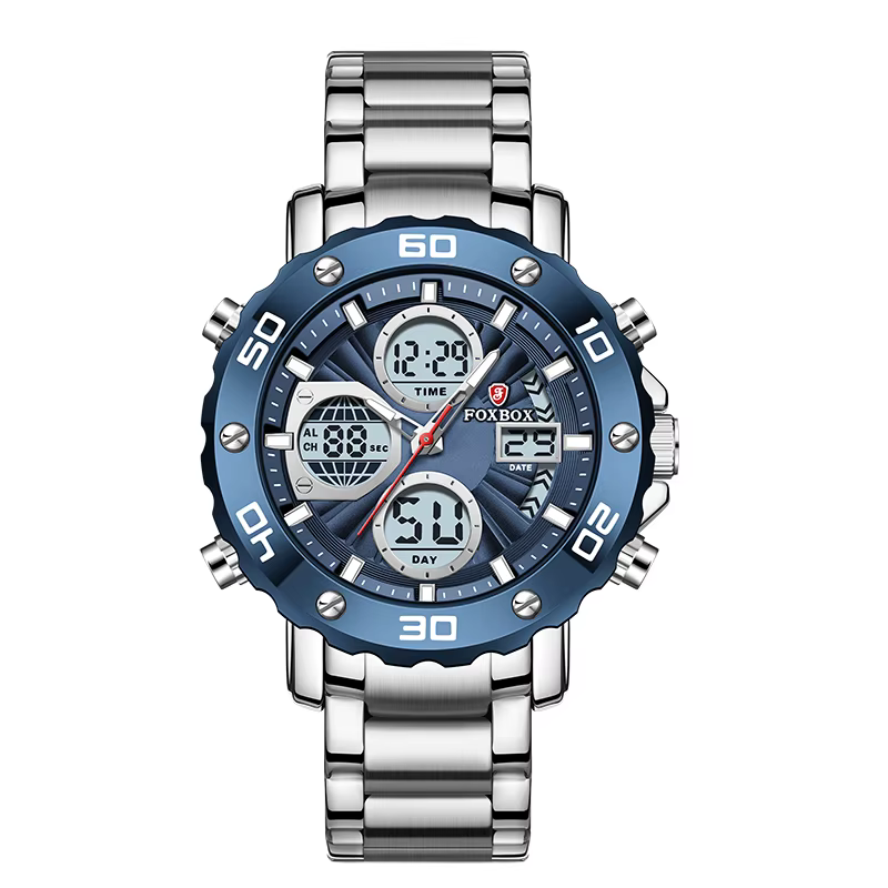 Montres LIGE pour hommes, marque de luxe, montre-bracelet à Quartz, étanche, horloge numérique milit
