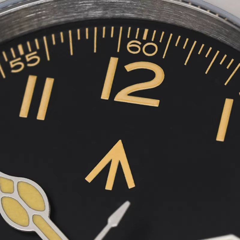 Militado ML08 montre à Quartz VH31 mouvement bande d'acier saphir cristal montre Vintage 10Bar étanc