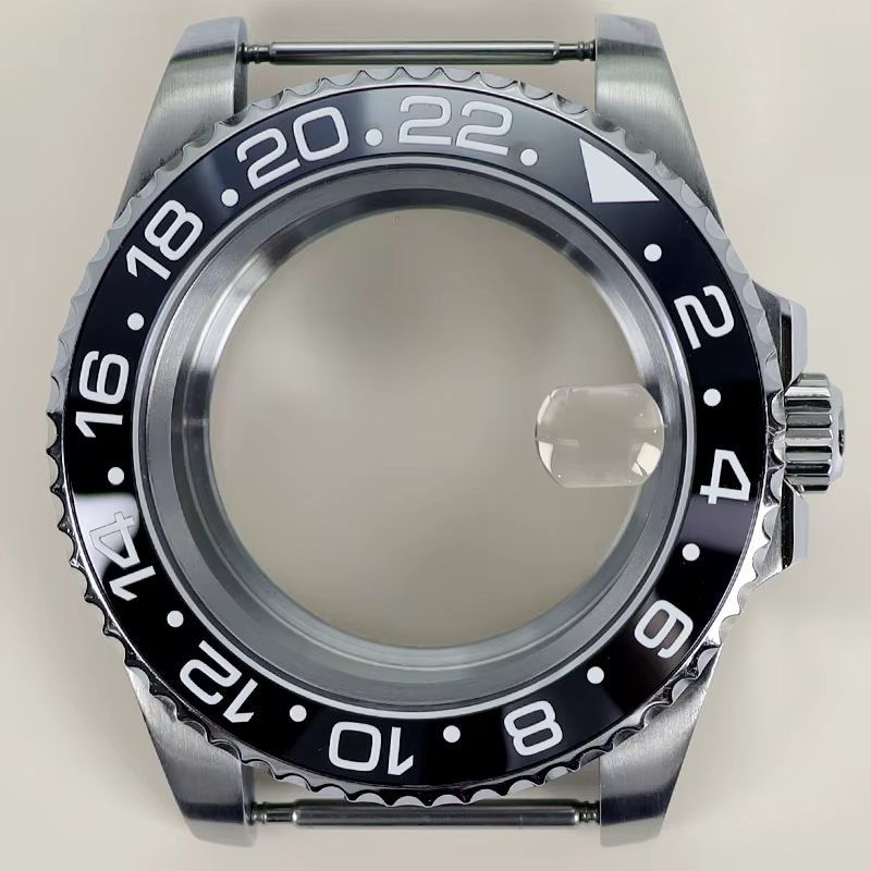 Boîtier de montre de plongée NH34 40mm 20ATM, Bracelet brossé pour GMT MASTER NH35 NH36 NH34 NH70 Mi