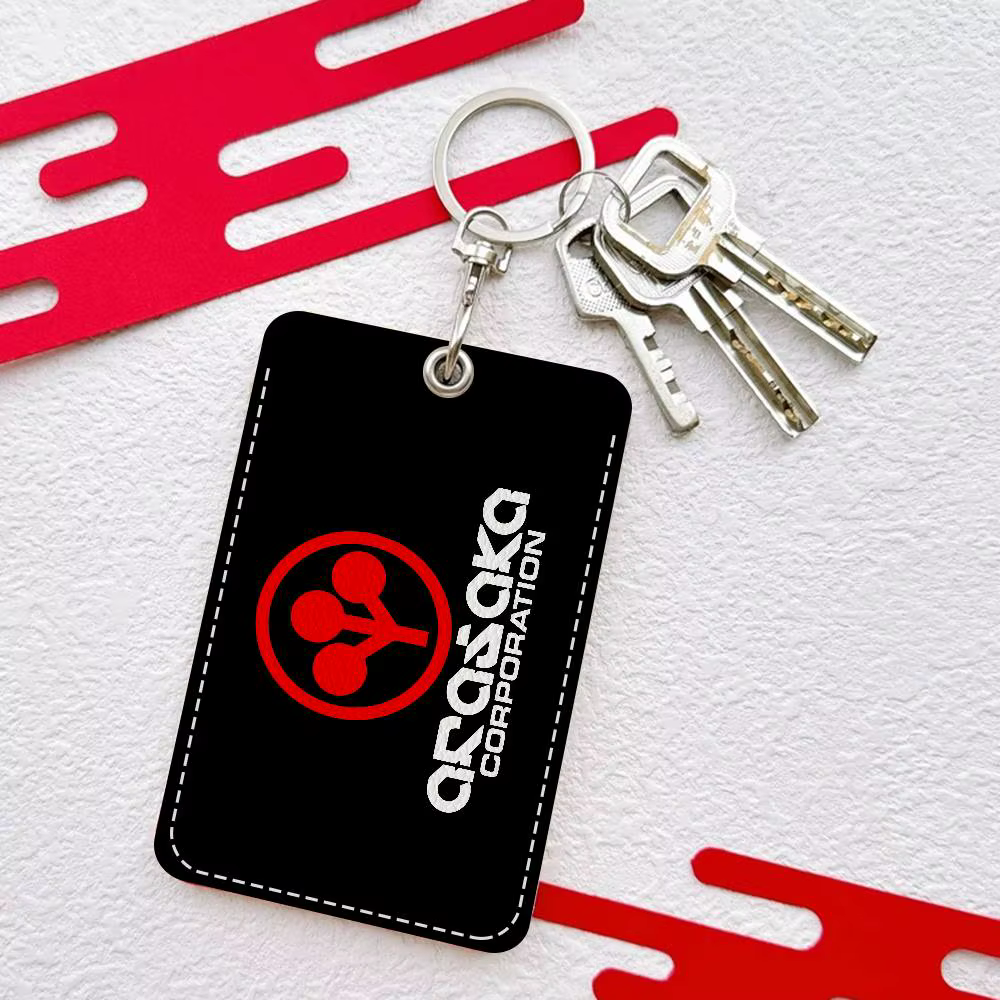 Arasaka Corporation Logo Rectangle étui pour carte d'identité porte-clés sac de carte d'accès porte-