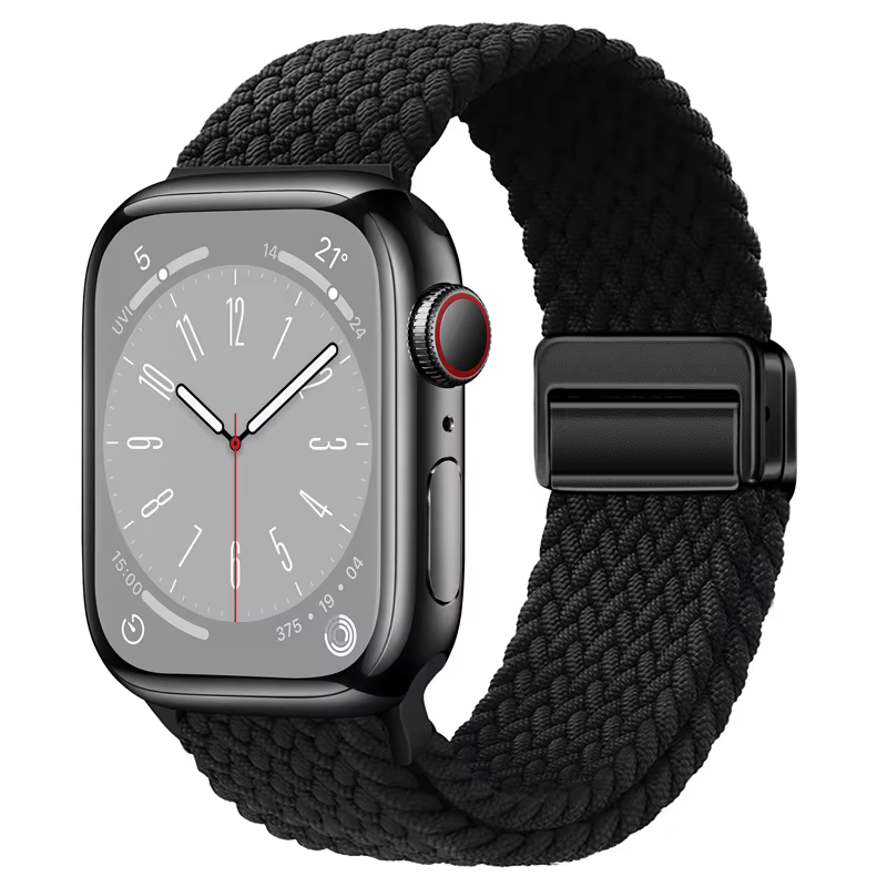 Bracelet tressé pour Apple Watch, 44mm 40 45 49 41mm, 38 boucles, série iWatch se 7 3 6 8 9 10 11 Ul
