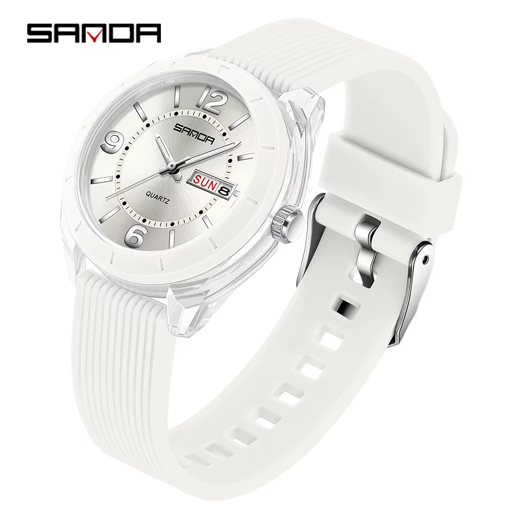 SANDA montre à Quartz pour femmes étanche Auto Date semaine élégant luxe dames montre-bracelet étanc