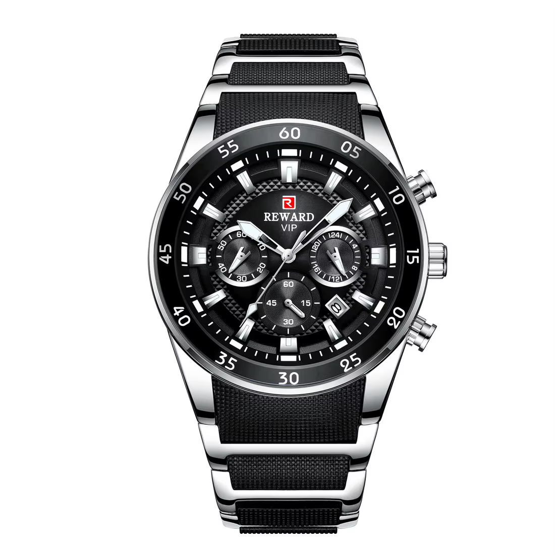 Récompense grand cadran hommes montres haut de gamme marque Sport montre étanche hommes chronographe
