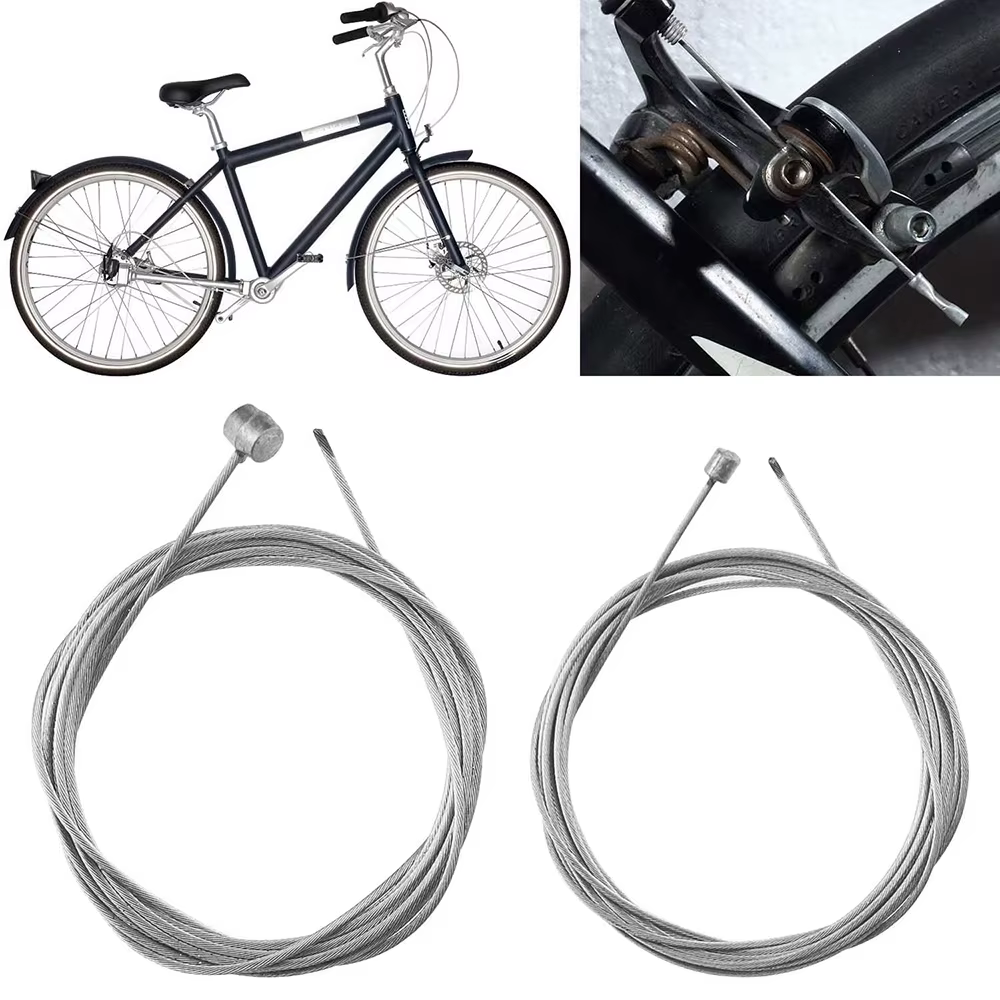 Lot de 10 Câbles Intérieurs pour Vélo VTT et Route, pour Levier de Frein et Manette de Vitesse, 2000