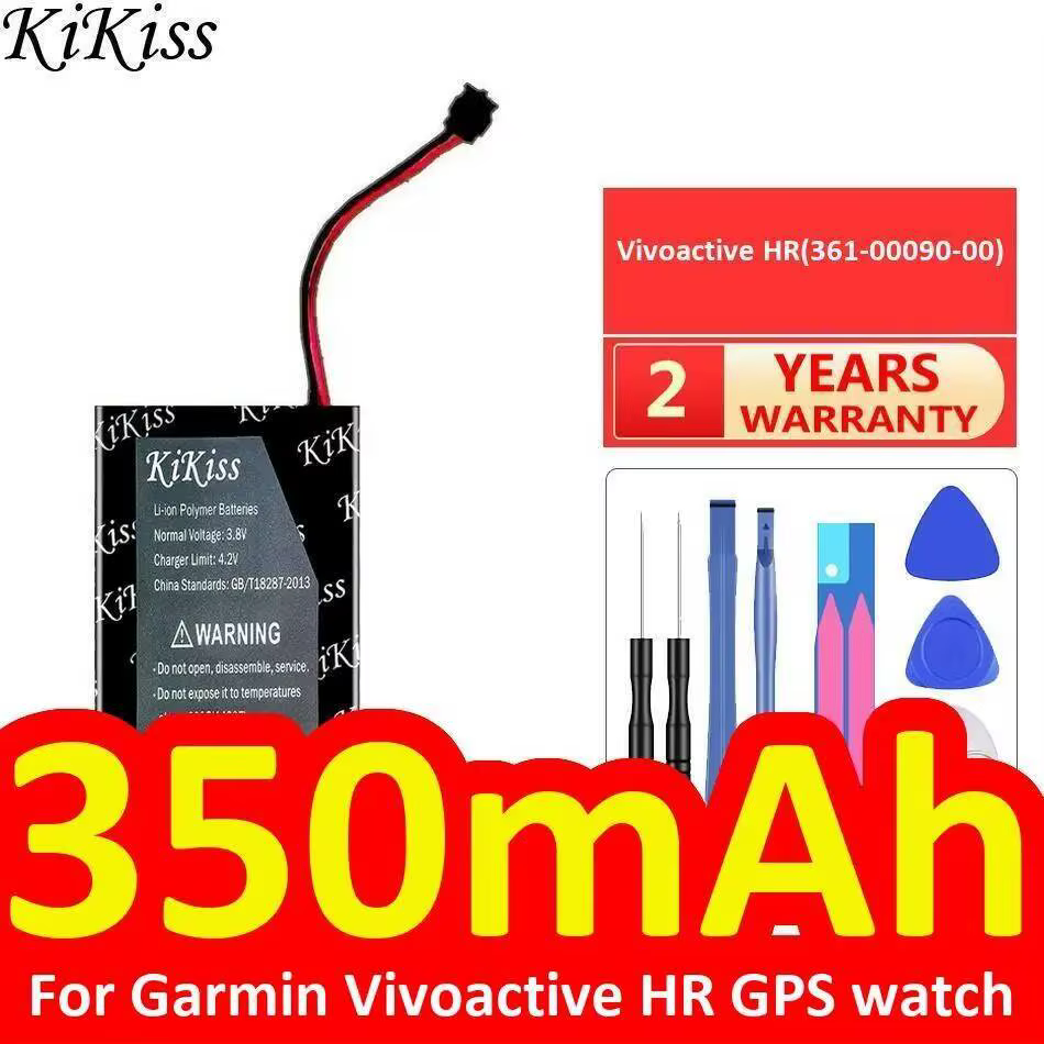 Batterie de montre 350Mah pour montre intelligente Garmin Vivoactive HR Gps 361-00090-00