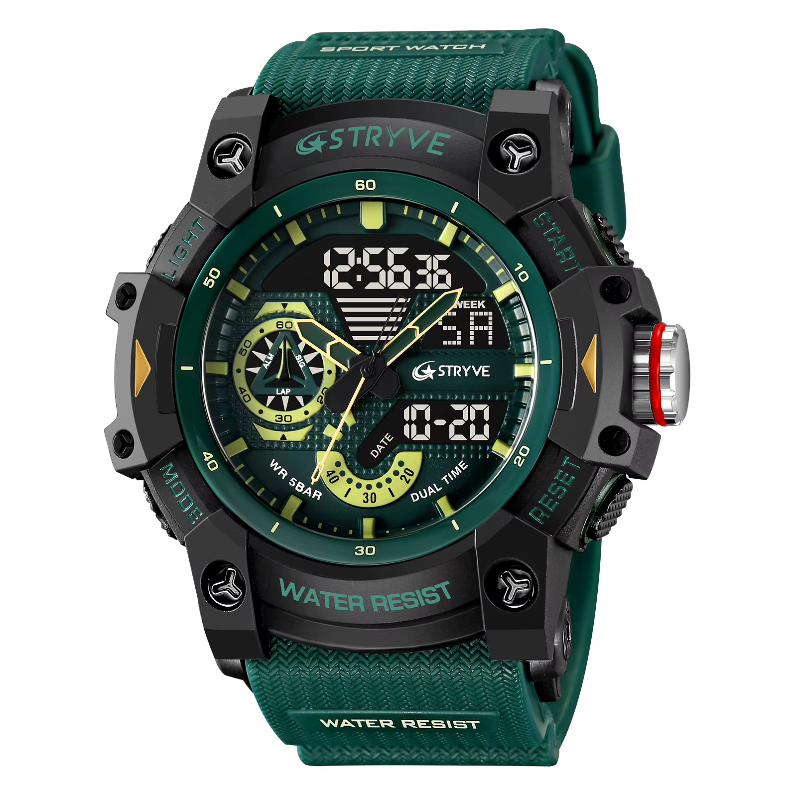 ICEYVE-Montre de sport étanche pour homme, analogique-numérique, mouvement touristique, calendrier S