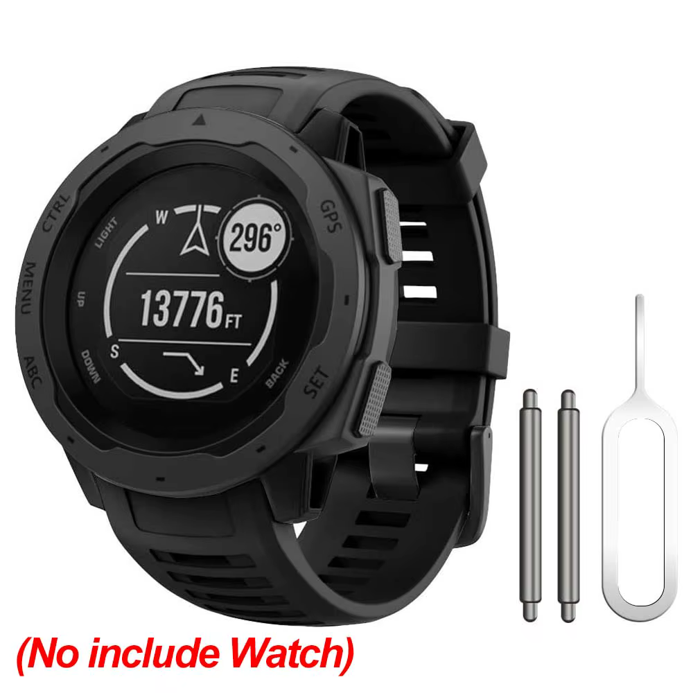 Garmin Bracelet en Silicone souple mode 22mm Bracelet de montre pour Instinct 2 Bracelet en caoutcho
