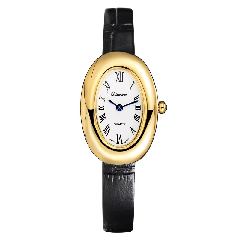 Montre à quartz étanche vintage pour femme, ceinture en forme de producteurs romains, mode décontrac