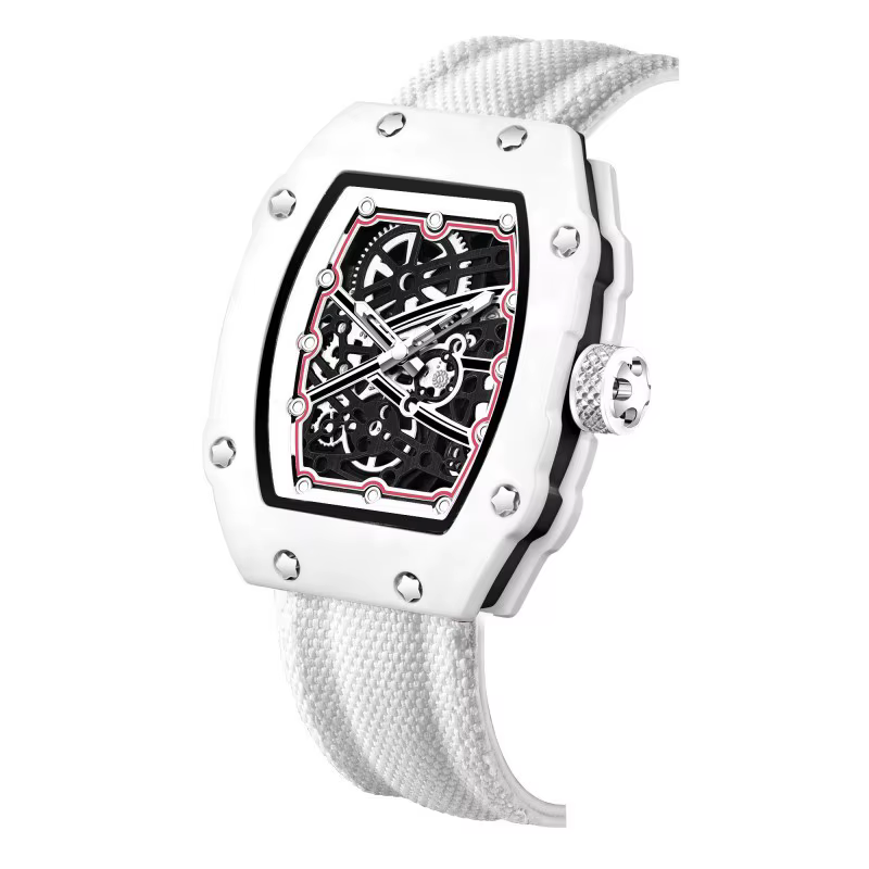 Nouvelle montre à quartz pour homme ultra-fine de forme cylindrique, design élégant et tendance, mon