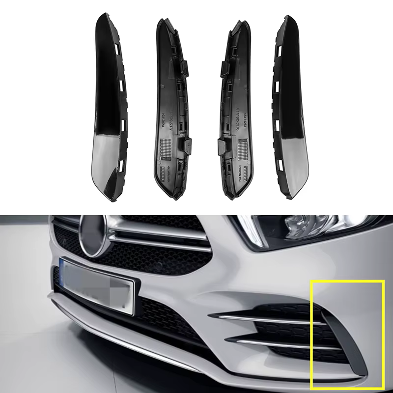 Pour Mercedes Benz Classe A W177 AMG A180 A200 A250 A35 2019-2024 Ailerons latéraux de pare-chocs av