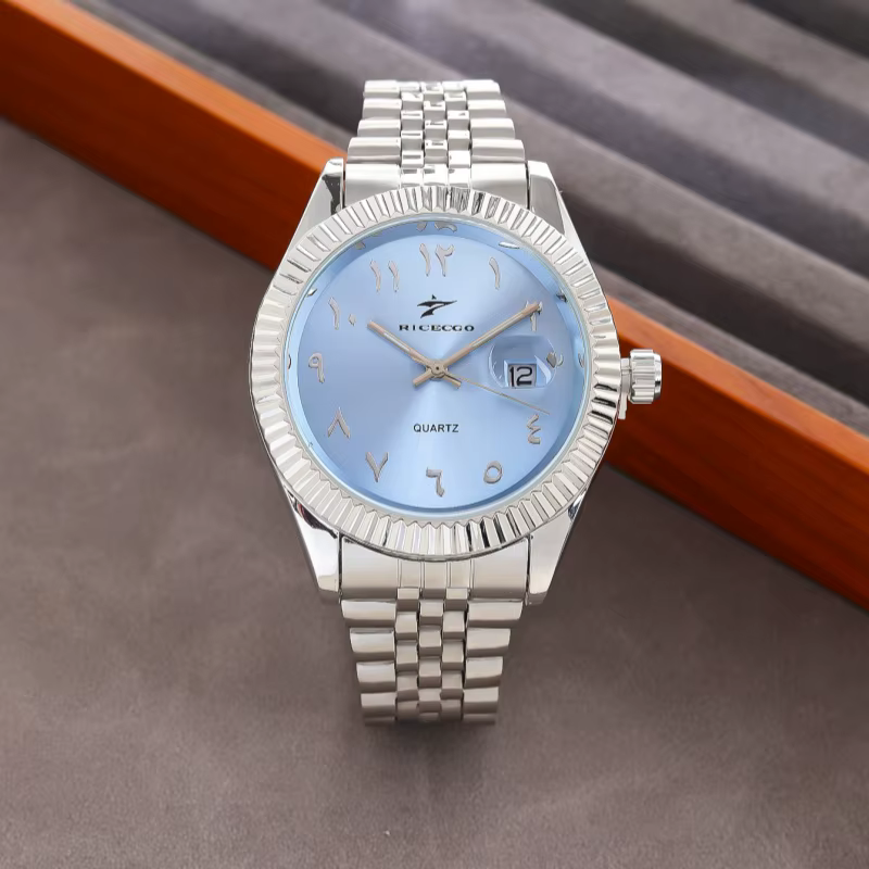 Nouveaux hommes Date montres haut de gamme de luxe calendrier décontracté en acier inoxydable affair