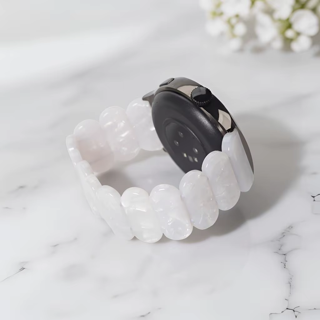 Bracelet élastique en résine de 18/20/22mm pour Garmin vivoactive 6/5/4, pour Galaxy Watch7 6 5 4/Hu
