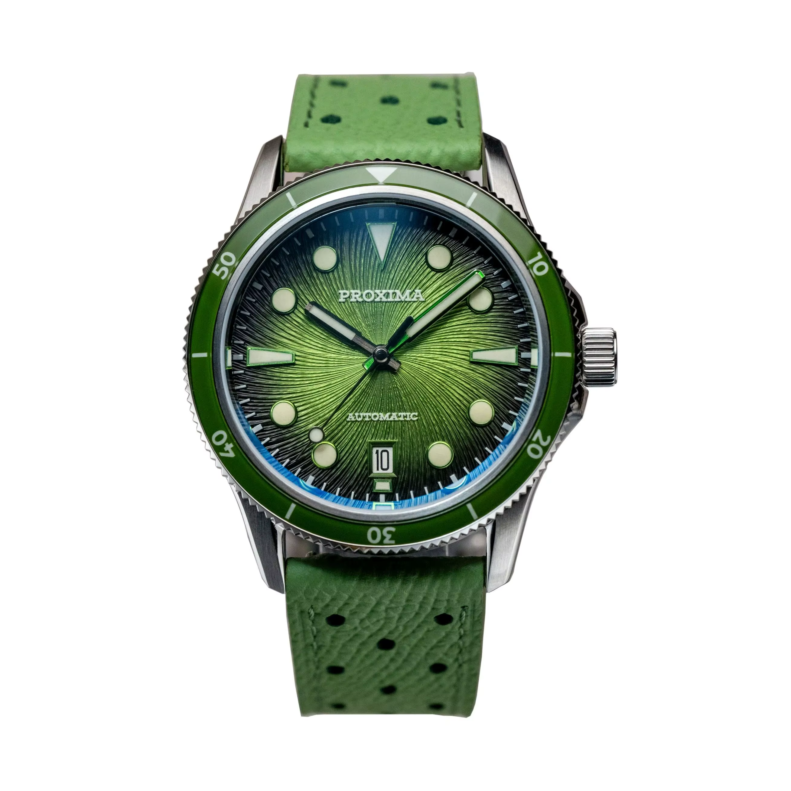 Proxima – montre automatique pour hommes, 39mm, mécanique, plongeur, étanche 100ATM, saphir lumineux