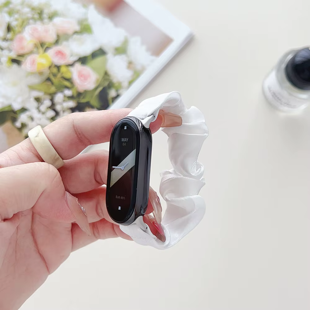 Bracelet élastique pour Xiaomi Mi Band 10 8 9, boucle de ruban, Style coréen pour femmes, Bracelet d