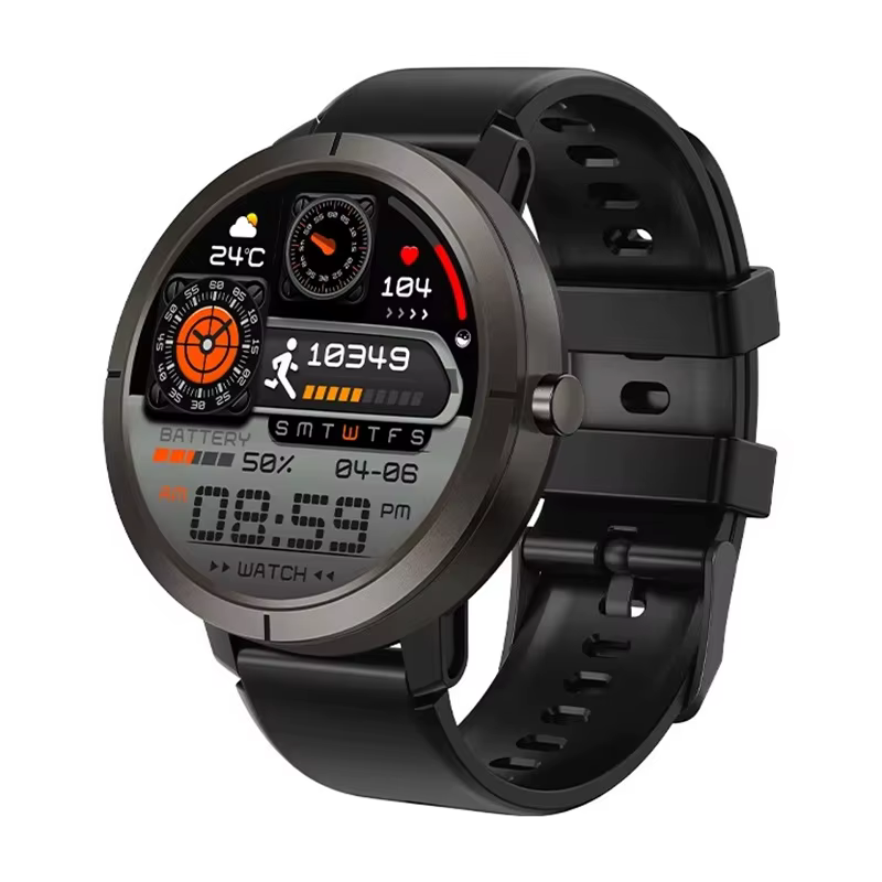 DM76 montre intelligente 1.32 pouces AMOLED GPS prend en charge GLONASS BDS Galileo NAVIC QZSS barom