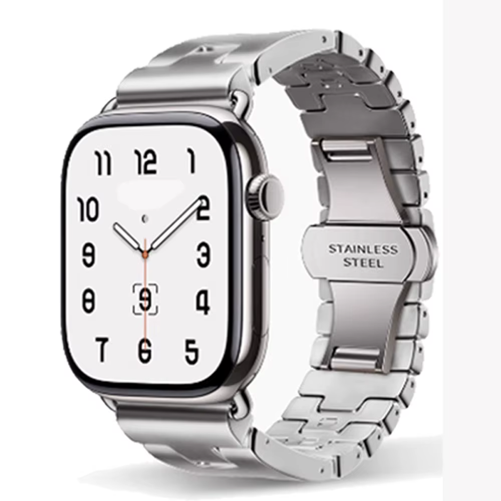Bracelet H pour Bracelet de montre Apple Ultra série 3 11 10 9 bandes 46mm 42mm 45mm 41mm Bracelet e