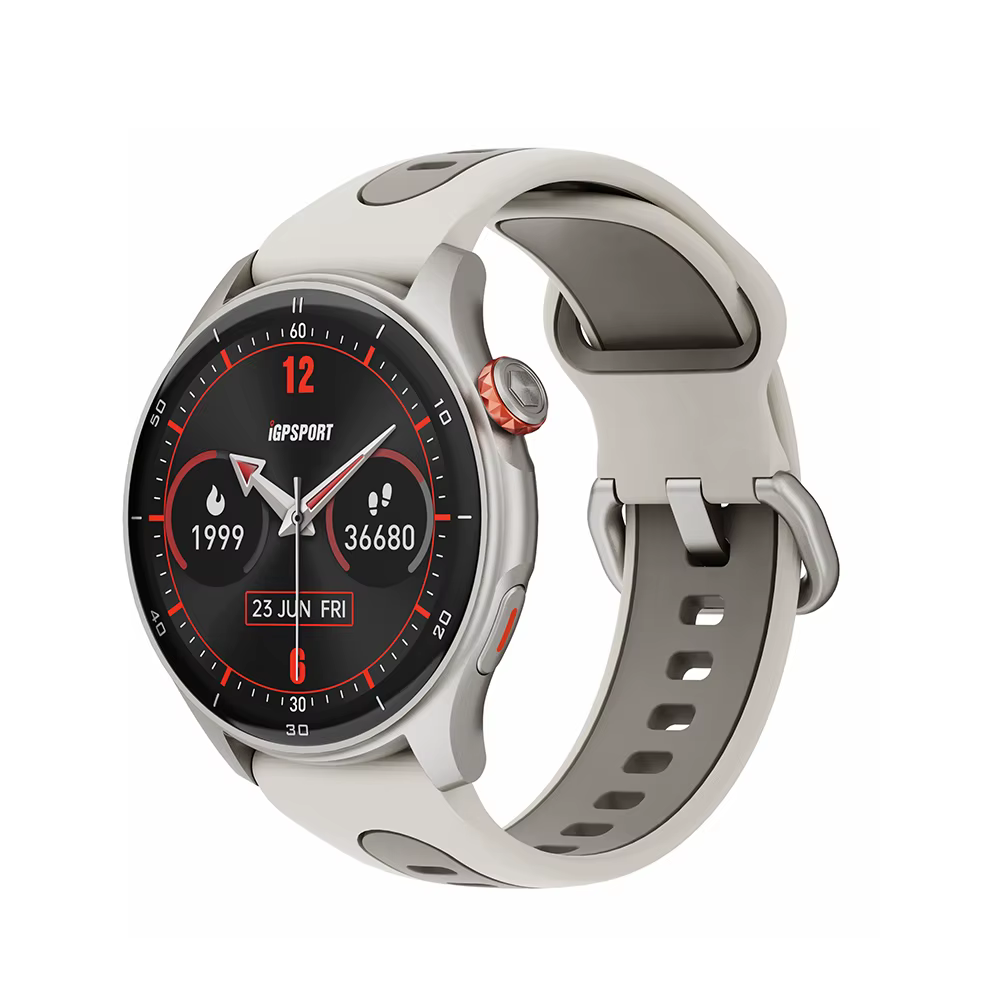 IGPSPORT LW10 montre intelligente 1.43 "AMOLED GNSS GPS Tracker appels Bluetooth plus de 50 Modes sp
