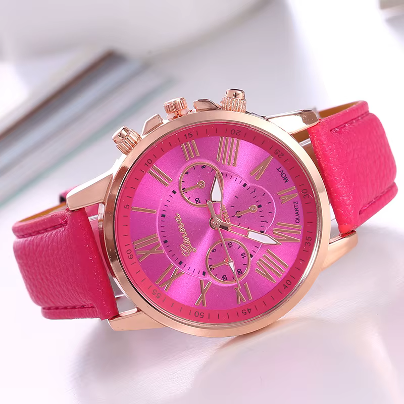 Montres pour femmes marque Sport Style mode dames Montre en cuir Montre femmes filles Femme montres