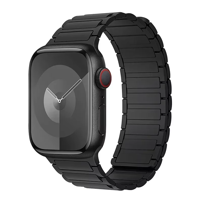Bracelet en silicone pour Apple Watch, boucle magnétique pour Apple Watch Band, 44mm, 40mm, 49mm, 45