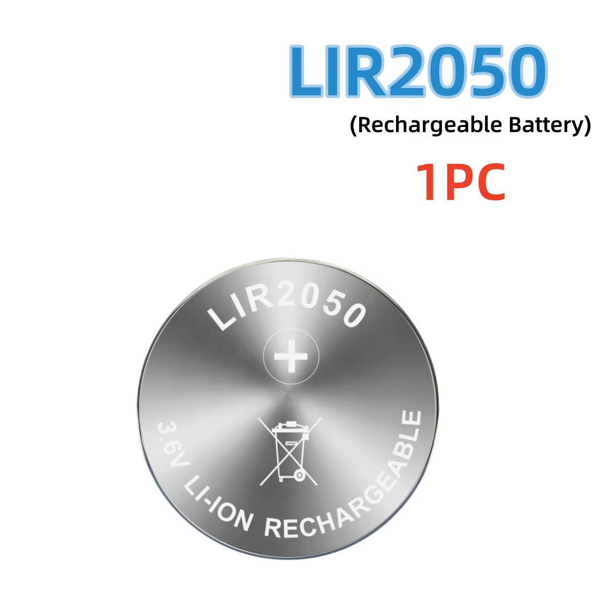1-10 pièces LIR2050 3.6V batterie Rechargeable au Lithium remplacer CR2050 pour montre caméra téléco