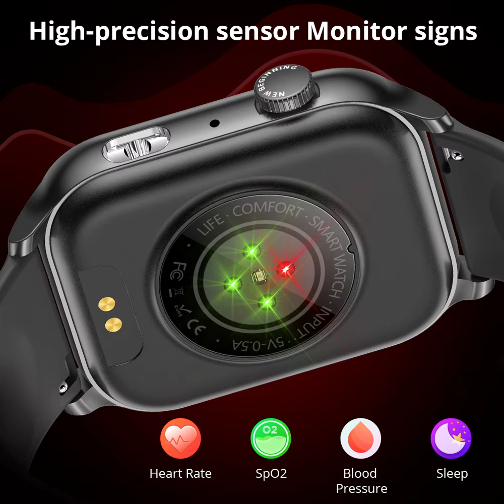 COLMI P78 AMOLED Smartwatch 1.95 ''affichage avec lampe de poche et appels vocaux plus de 100 modes
