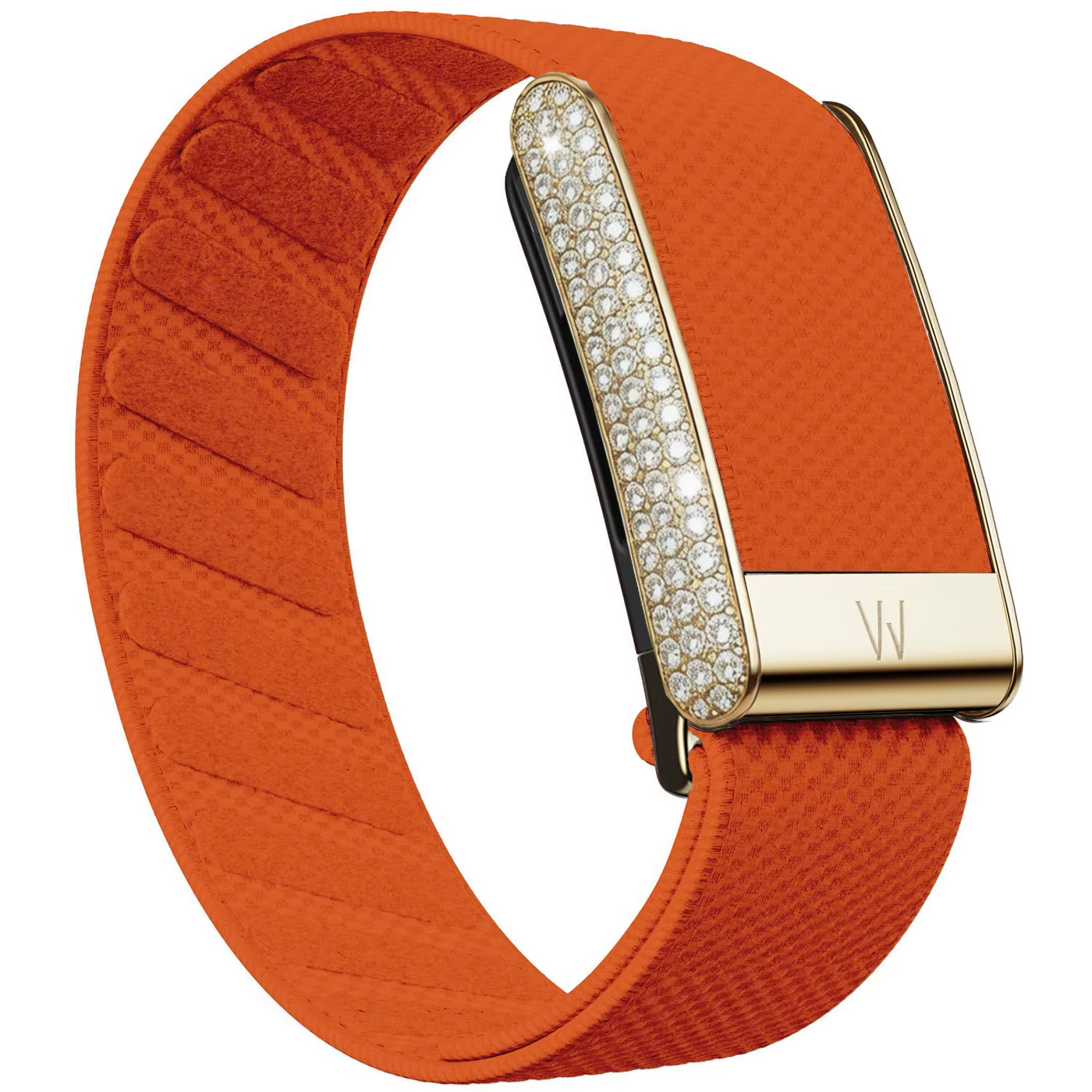 Bracelet de remplacement sport en nylon tissé, élastique, design diamant doré, uniquement pour montr