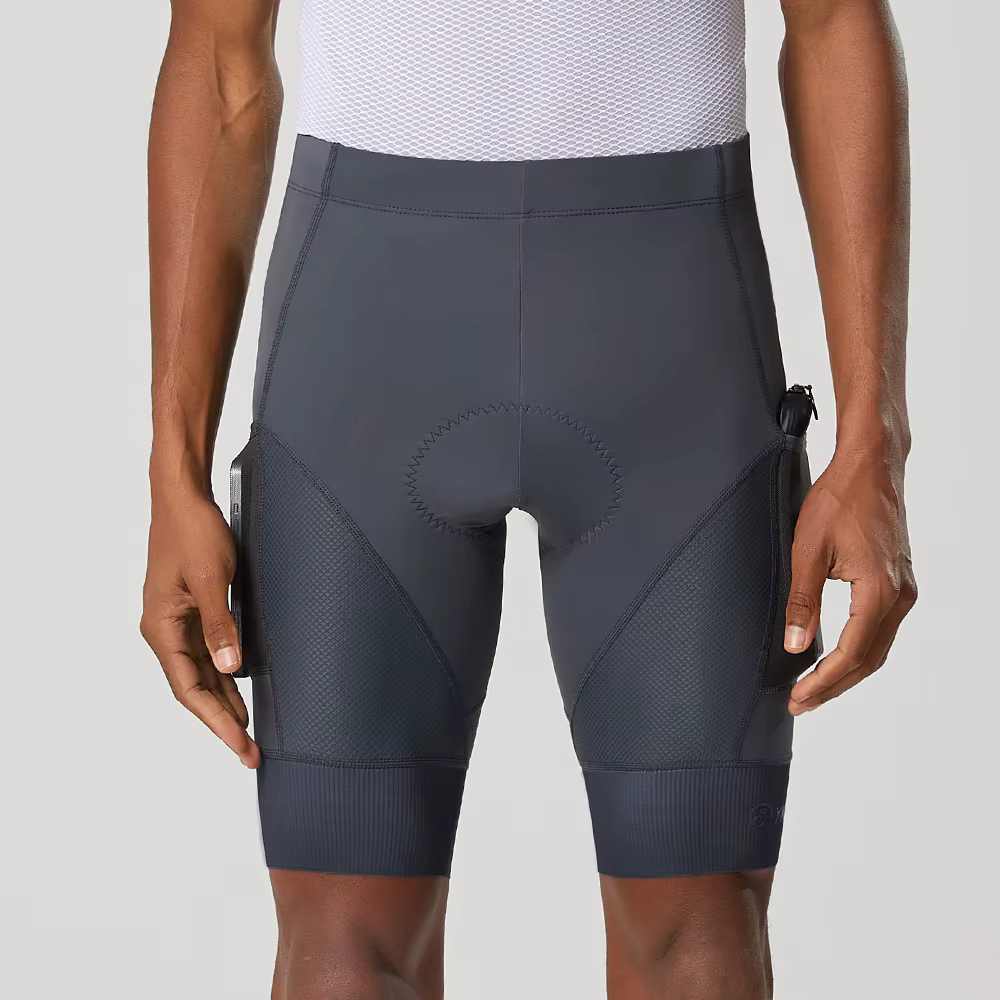 YKYWBIKE Short de cyclisme pour homme Coussin rembourré Antichoc VTT Route Vélo Collants courts Pant