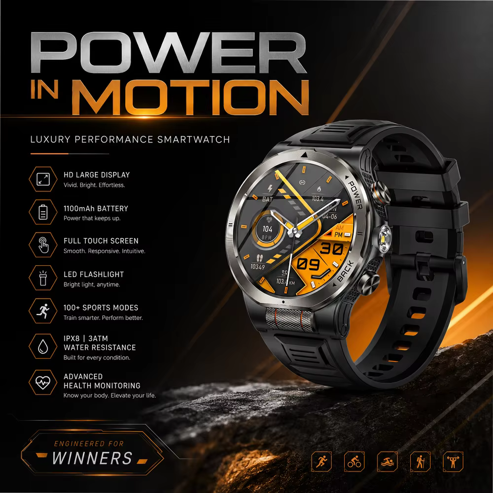 Montre connectée étanche 3ATM, moniteur de santé et d'oxygène sanguin, appels Bluetooth, contrôle de