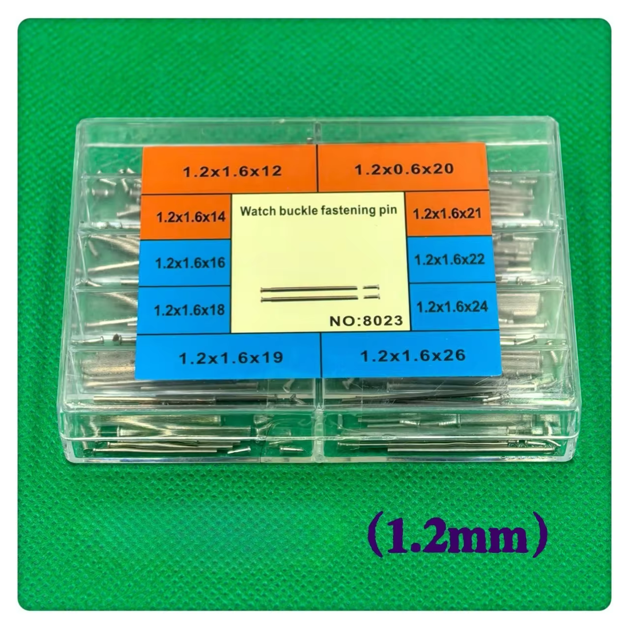 Goupilles serrées de boucle de montre 1.0mm 1.2mm-barres à ressort et broches à vis de fermoir pour 